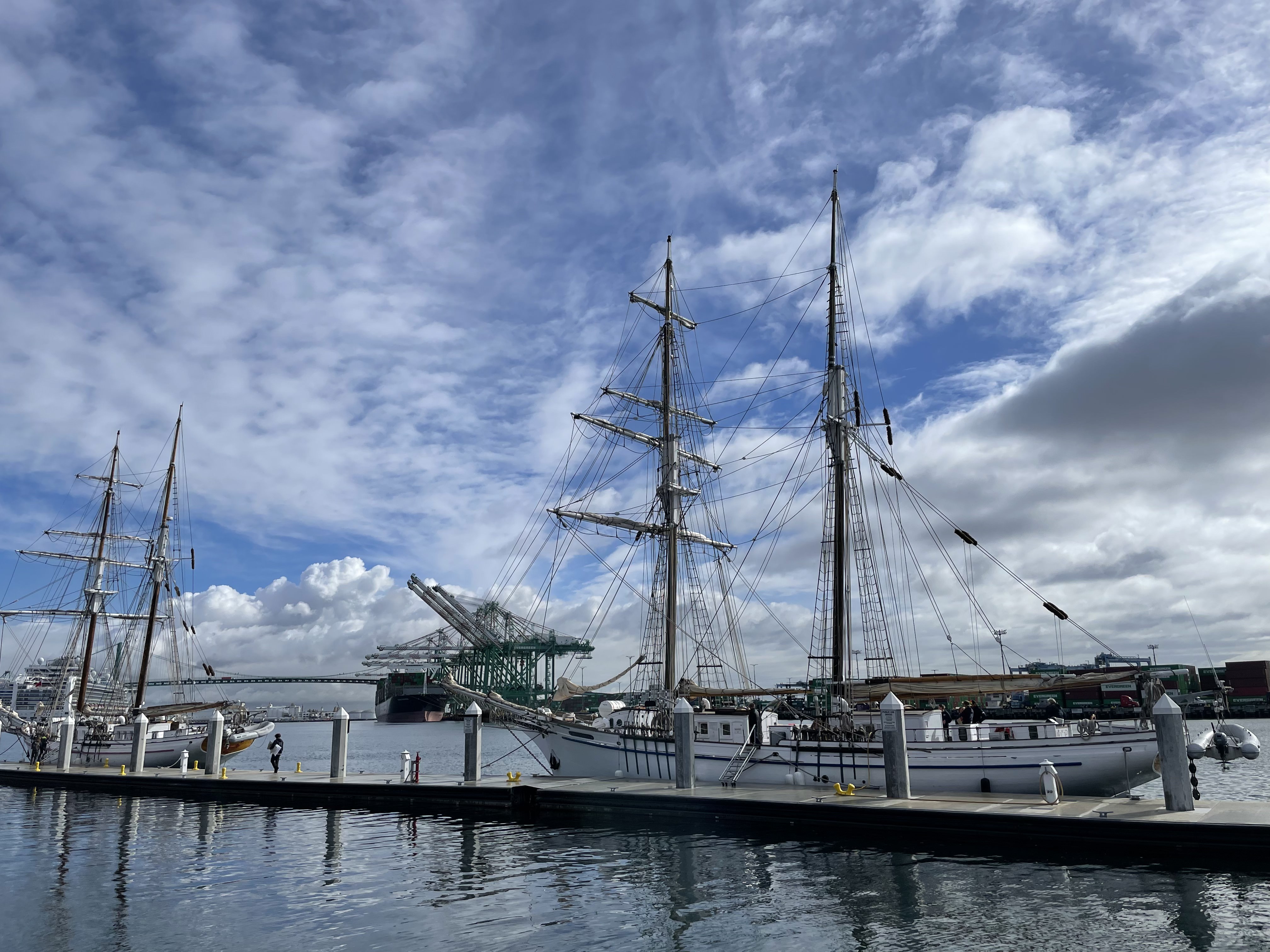 Ship in dock